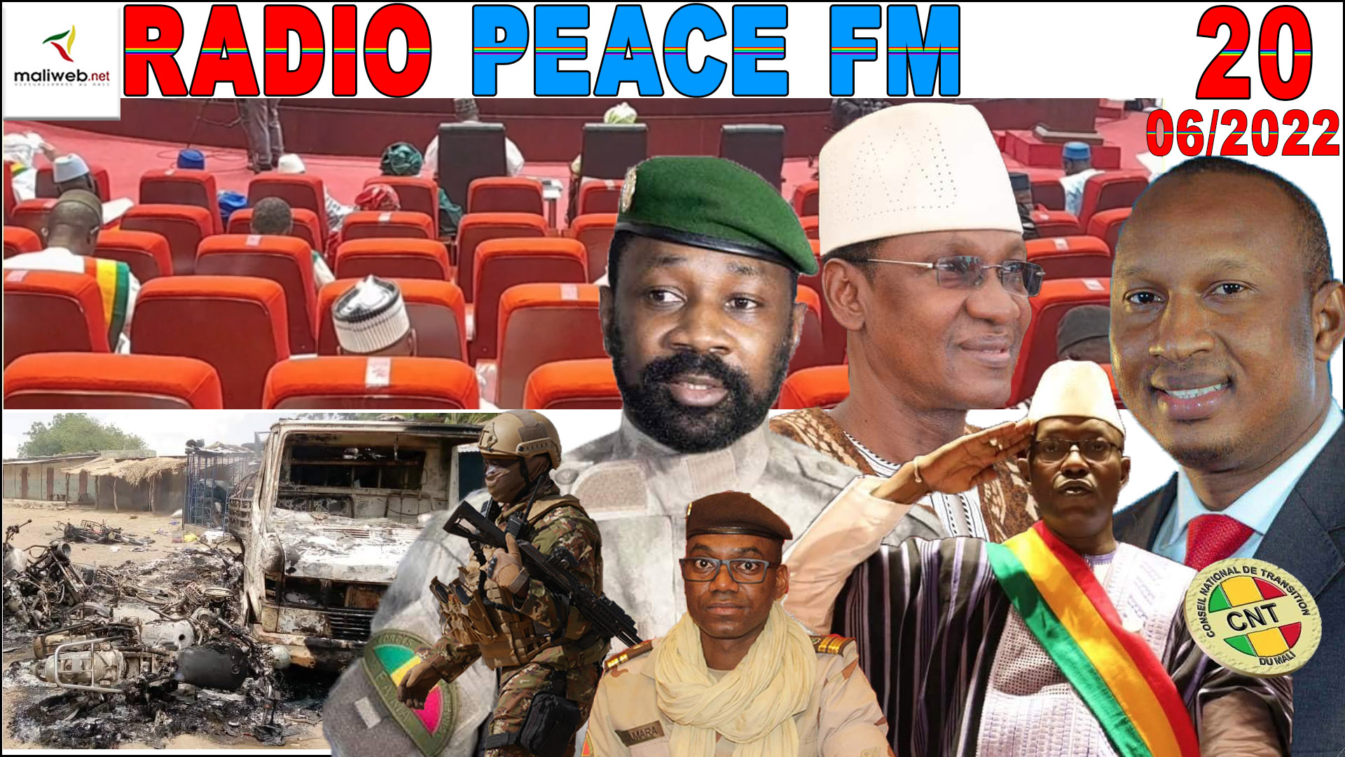 La Revue de Presse de la RADIO PEACE FM du 20 JUIN 2022