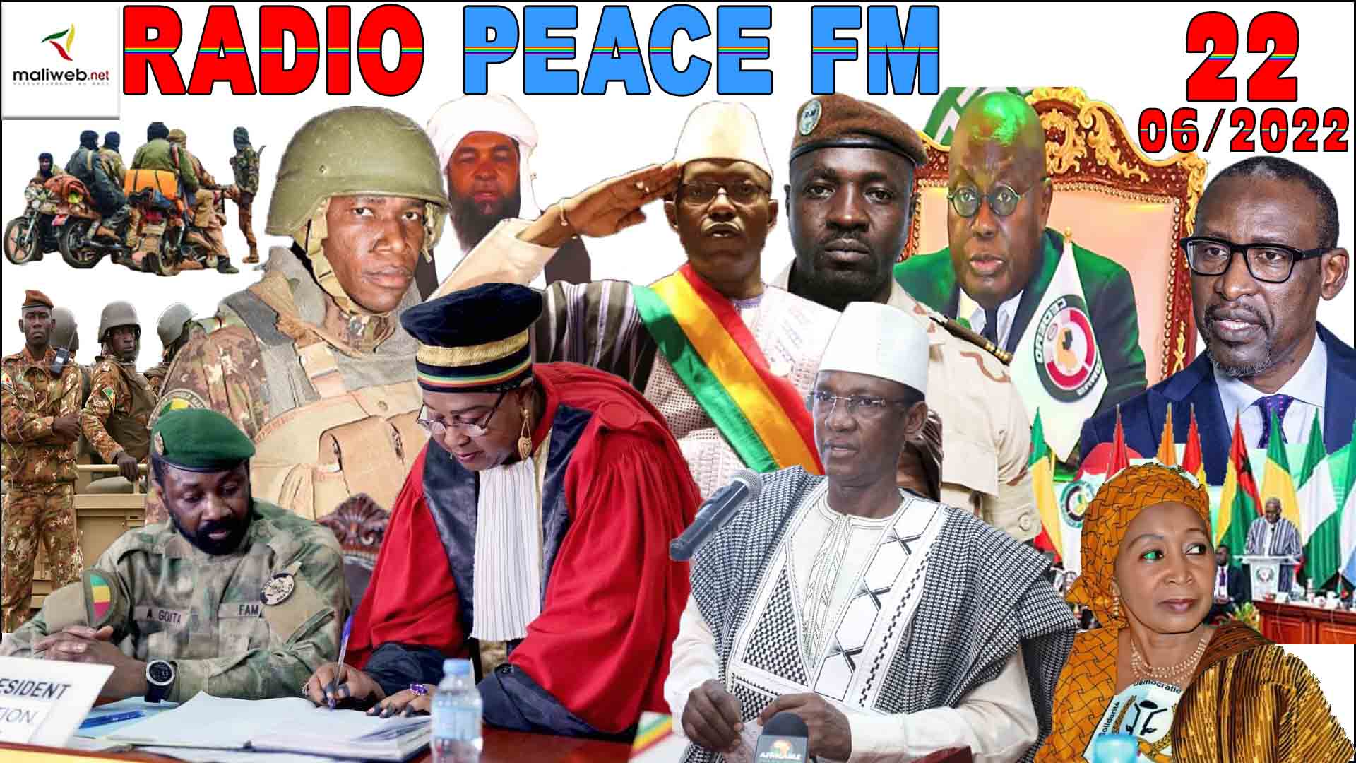 La Revue de Presse de la RADIO PEACE FM du 22 JUIN 2022