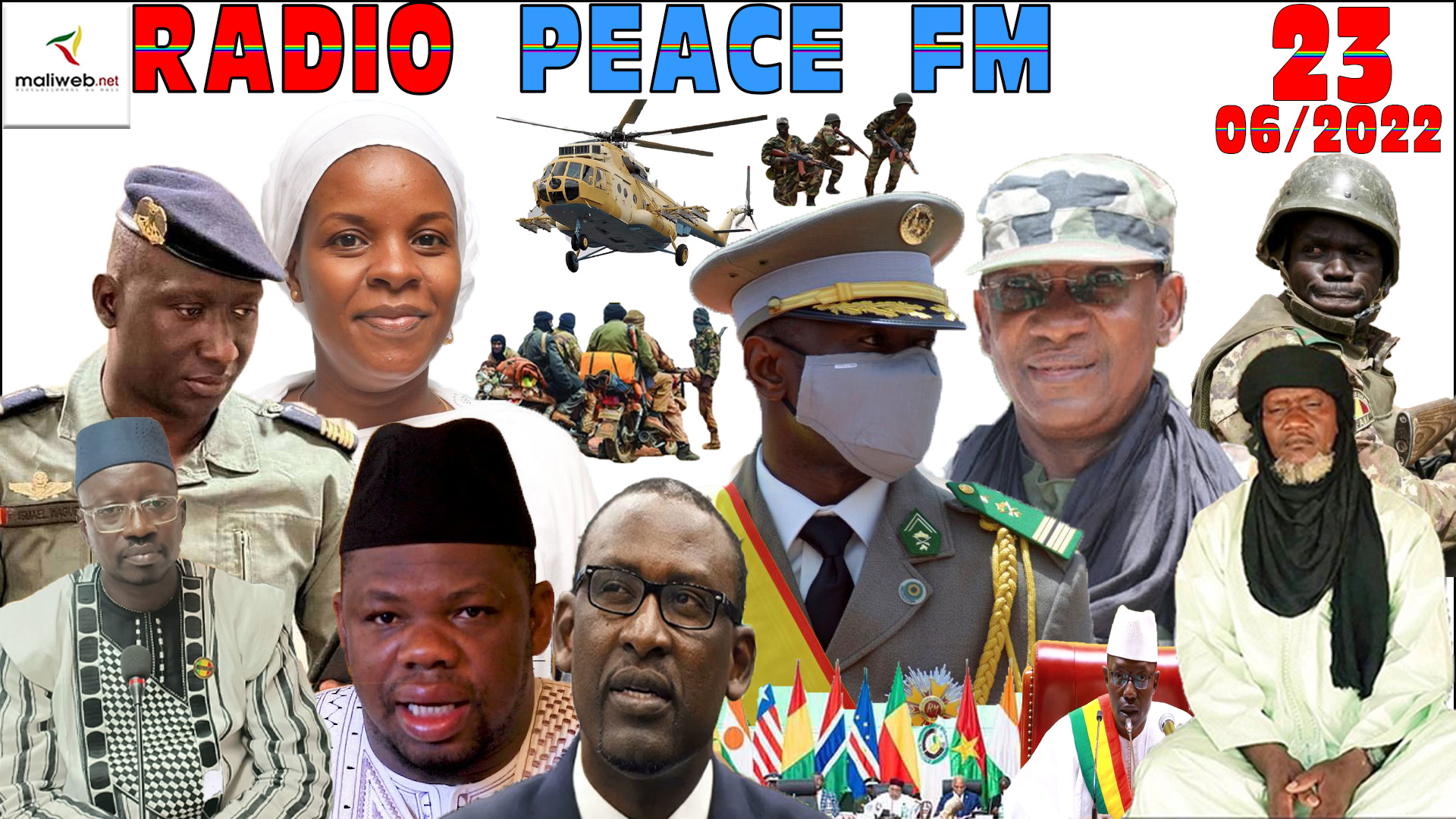 La Revue de Presse de la RADIO PEACE FM du 23 JUIN 2022