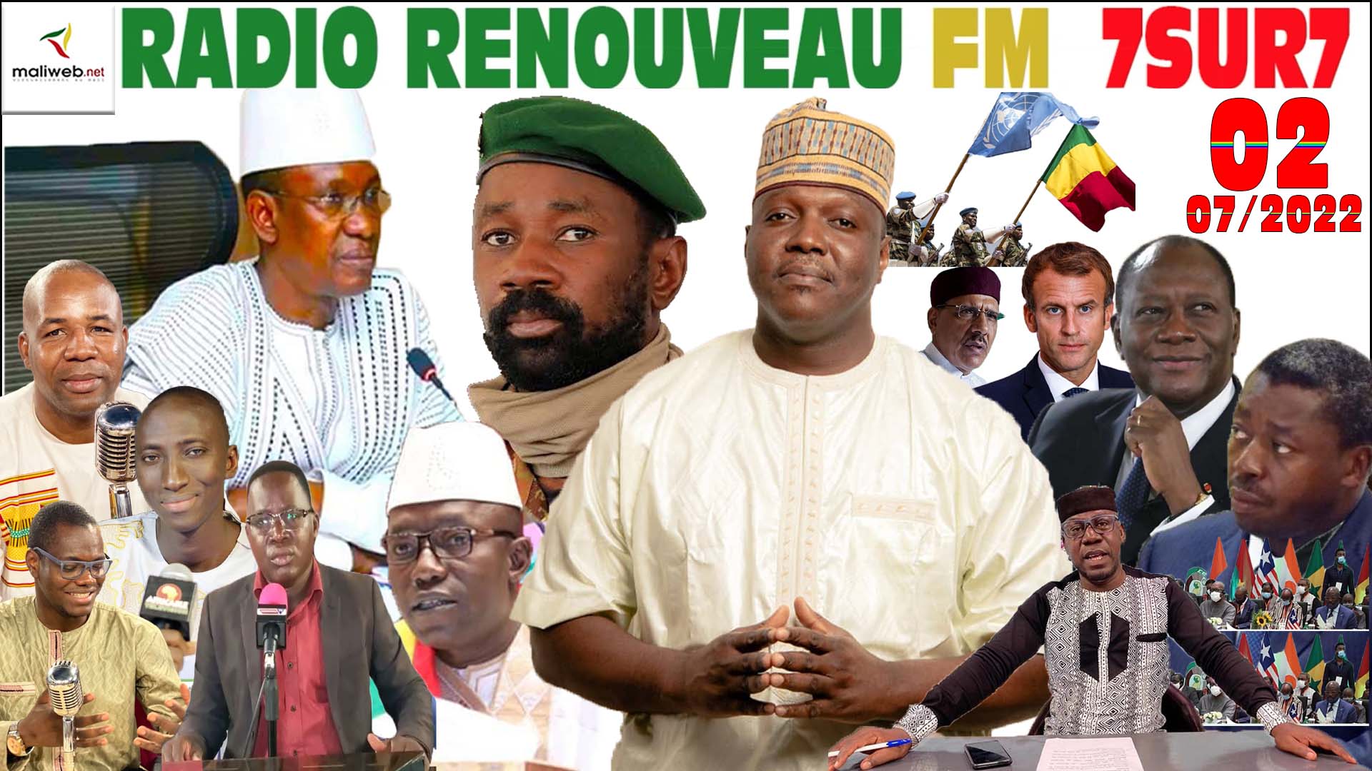 Emission 7SUR7 de la RADIO RENOUVEAU FM du 02 JUILLET 2022