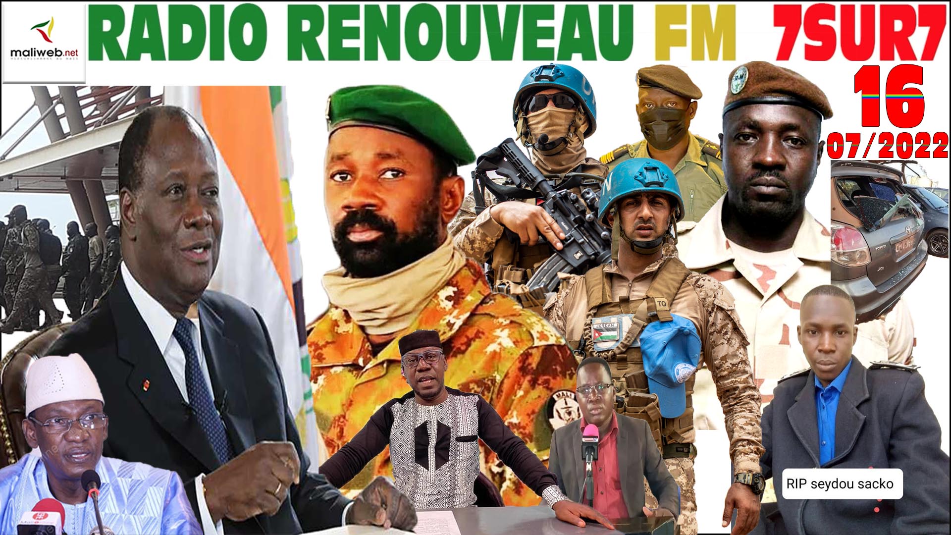 Emission 7SUR7 de la RADIO RENOUVEAU FM du 16 JUILLET 2022