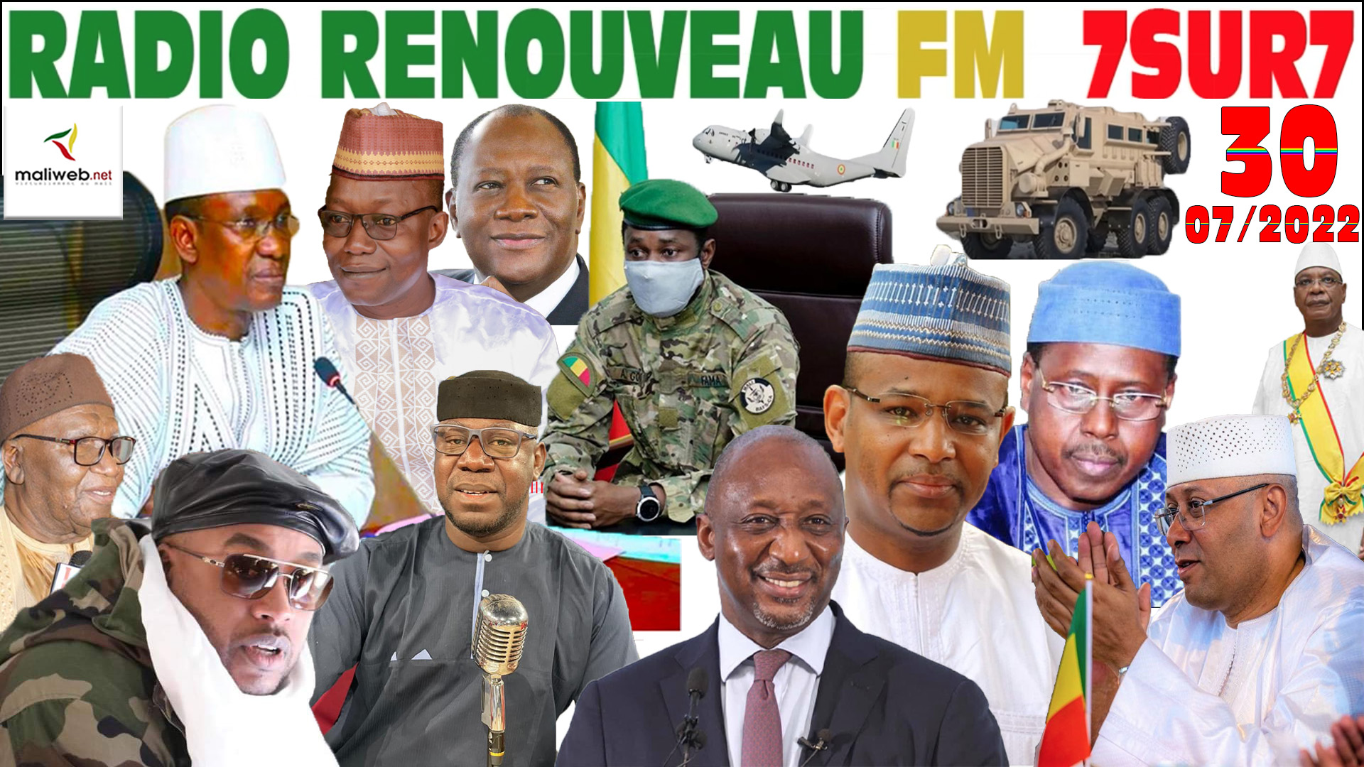 Emission 7SUR7 de la RADIO RENOUVEAU FM du 30 JUILLET 2022