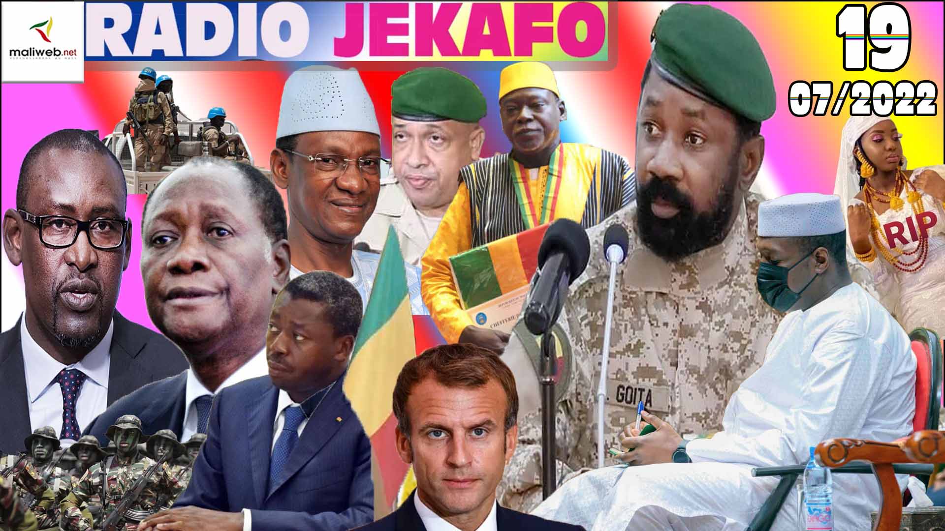 La Revue de Presse de la RADIO JEKAFO du 19 JUILLET 2022