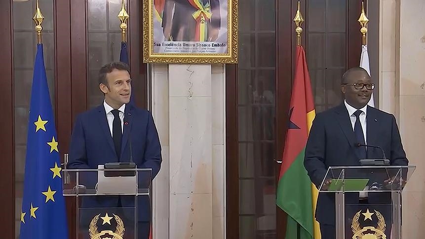 Emmanuel Macron salue "une étape historique" dans les relations françaises avec la Guinée-Bissau