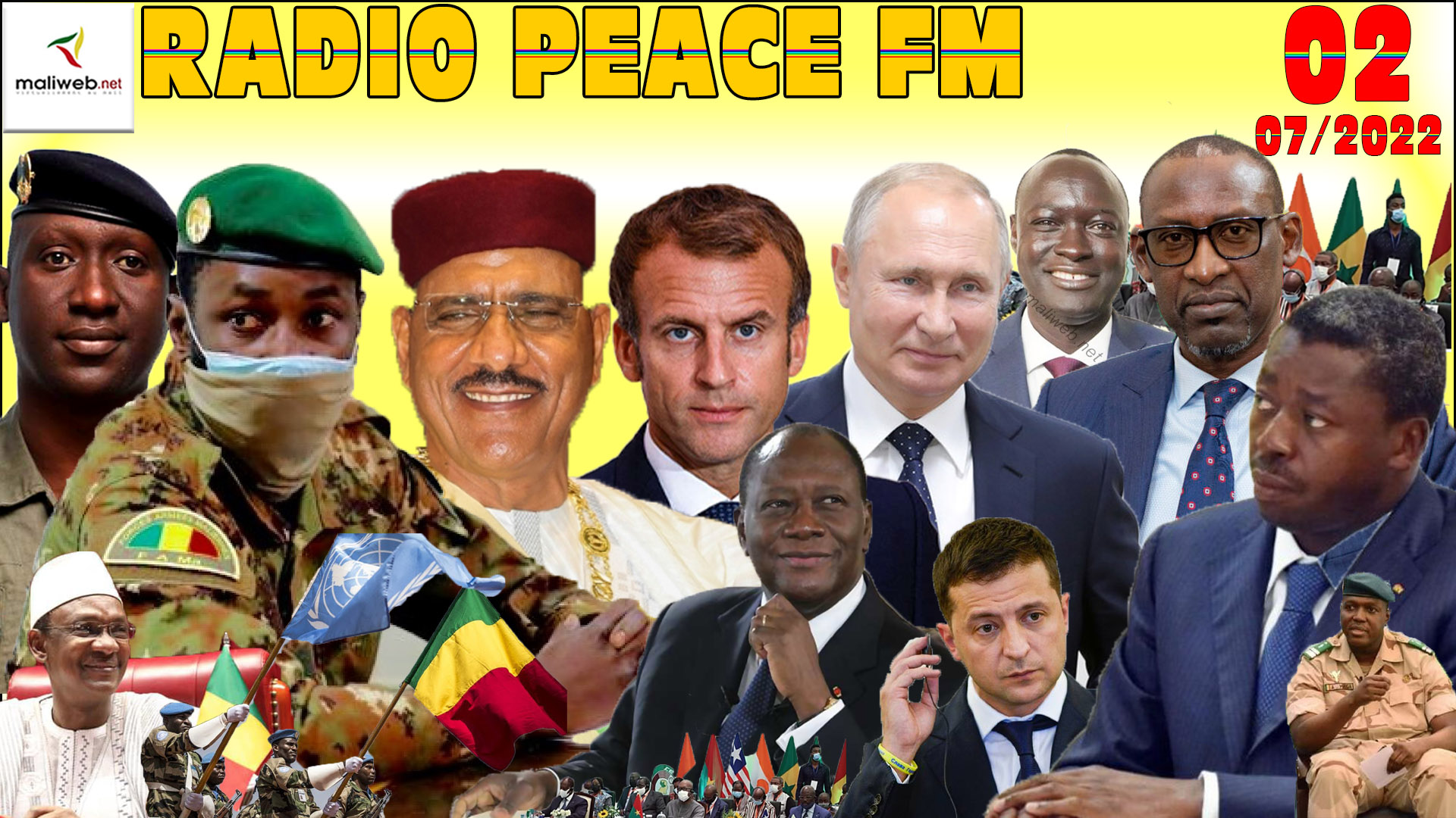 La Revue de Presse de la RADIO PEACE FM du 02 JUILLET 2022