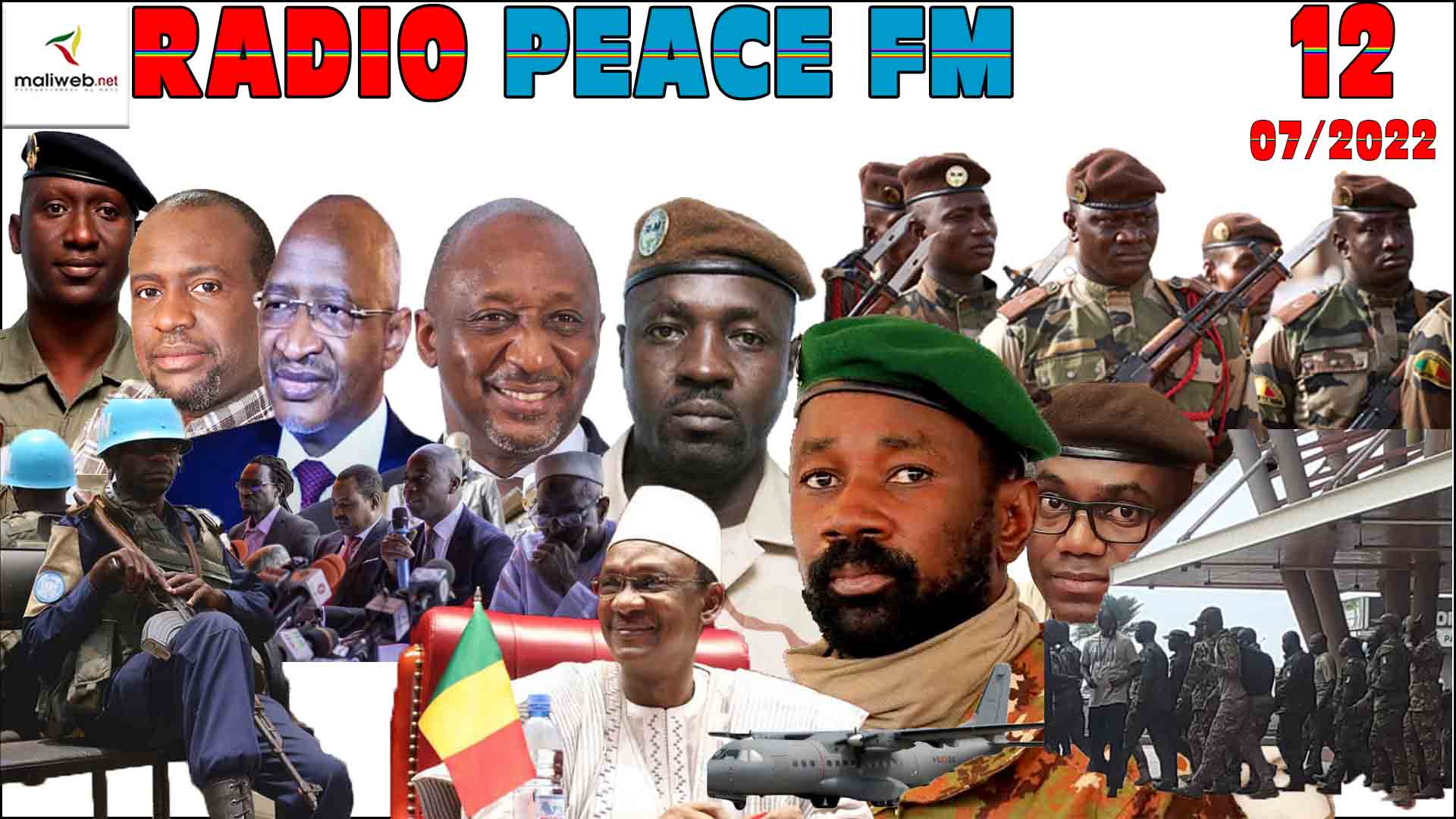 La Revue de Presse de la RADIO PEACE FM du 12 JUILLET 2022