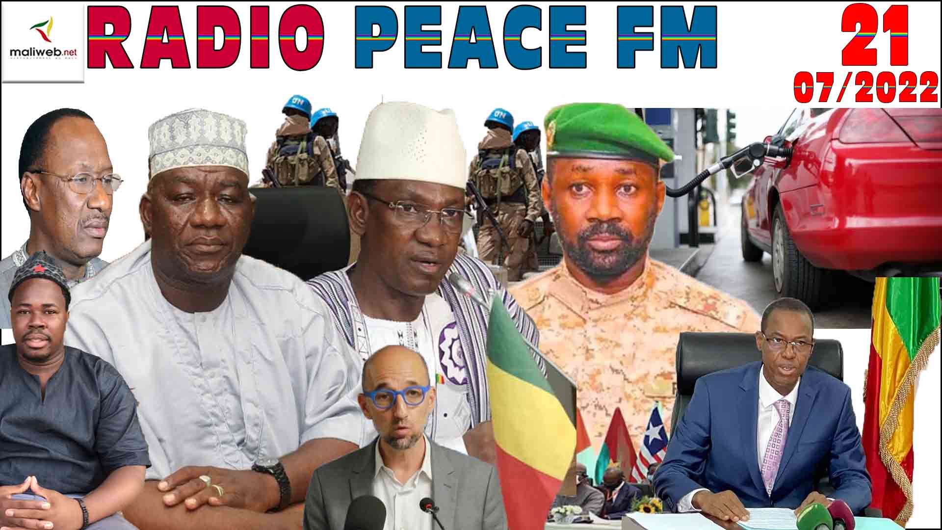 La Revue de Presse de la RADIO PEACE FM du 21 JUILLET 2022