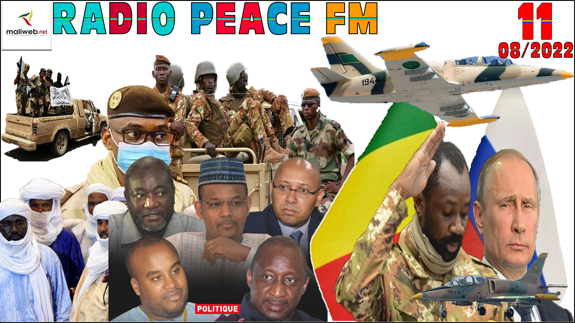 La Revue de Presse de la RADIO PEACE FM du 11 AOÛT 2022