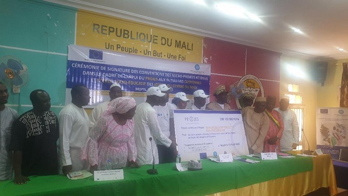 Mopti, Bandiagara et Douentza :  238 millions de F CFA pour 44 initiatives jeunes