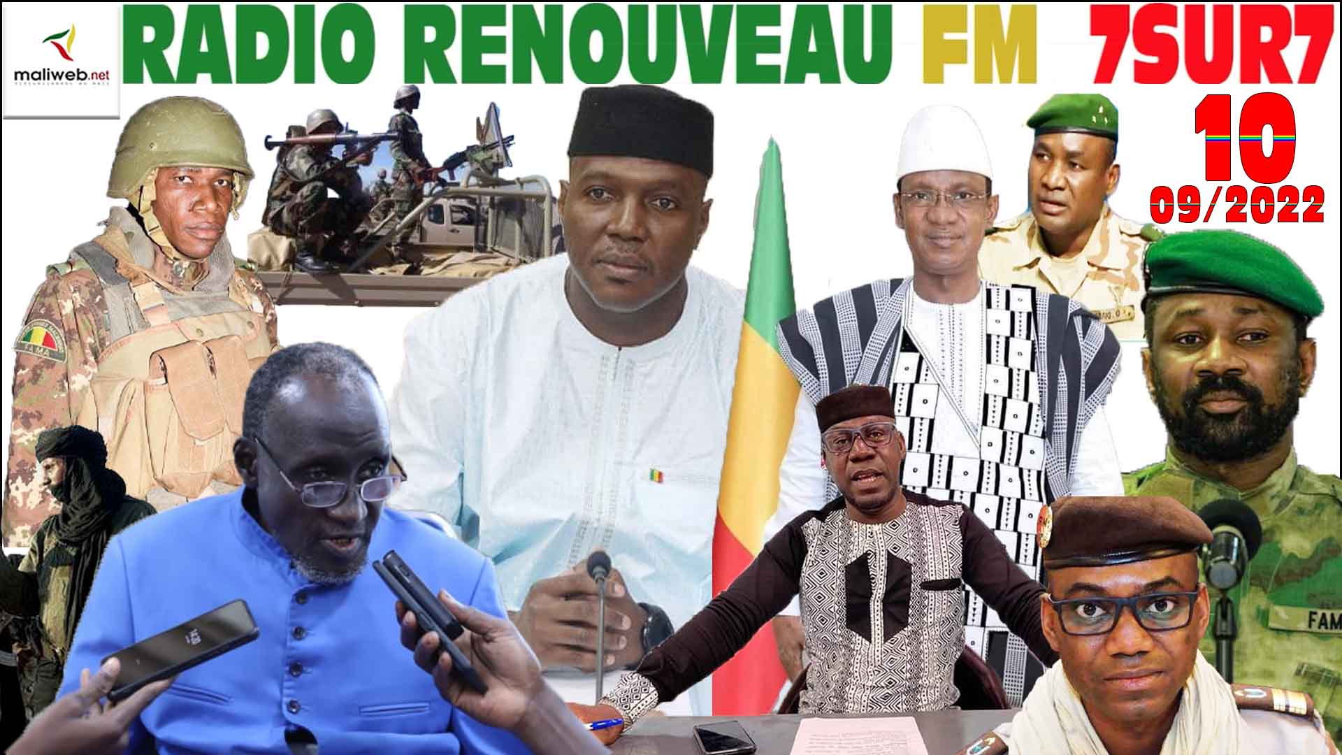 Emission 7SUR7 de la RADIO RENOUVEAU FM du 10 SEPTEMBRE 2022