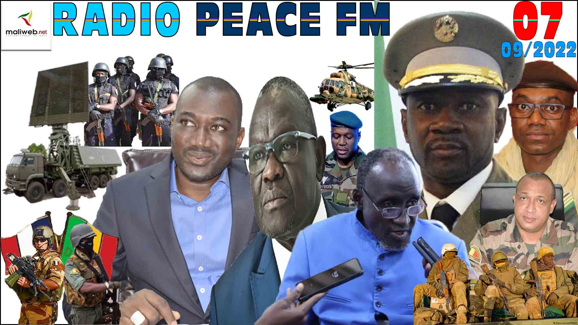 La Revue de Presse de la RADIO PEACE FM du 07 SEPTEMBRE 2022