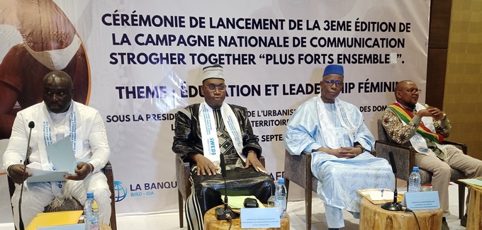 3è édition de la campagne « strongher Together » '' Plus forts Ensemble'' du Projet SWEDD: Etablir un lien entre l'éducation des filles et le développement des pays du Sahel