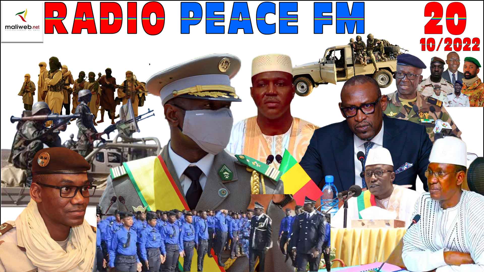 La Revue de Presse de la Radio PEACE FM du 20 octobre 2022