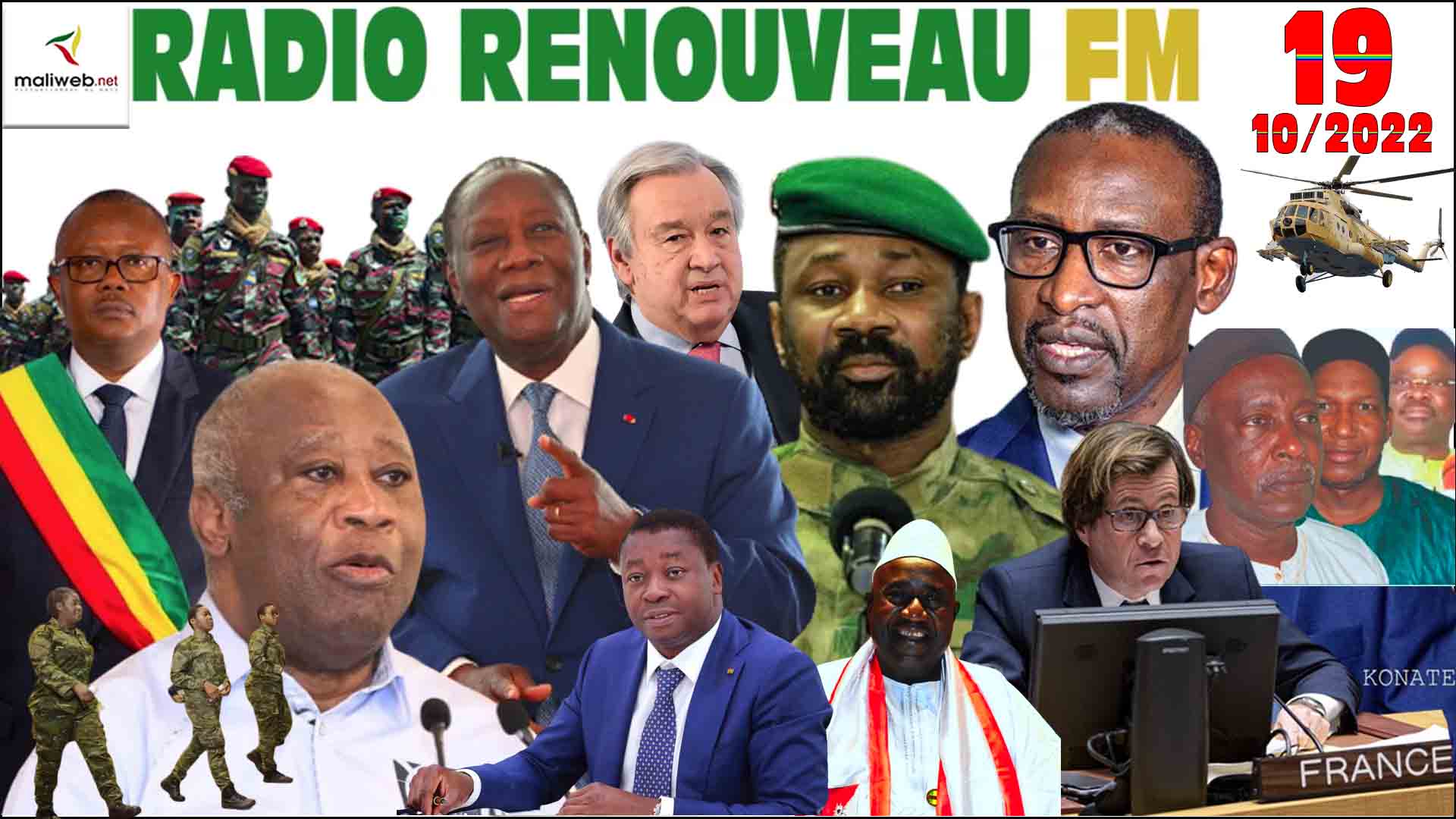 La Revue de Presse de la Radio RENOUVEAU FM du 19 octobre 2022