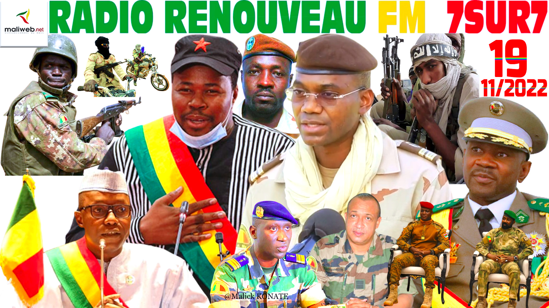 Emission 7SUR7 de la RADIO RENOUVEAU FM du 19 novembre 2022