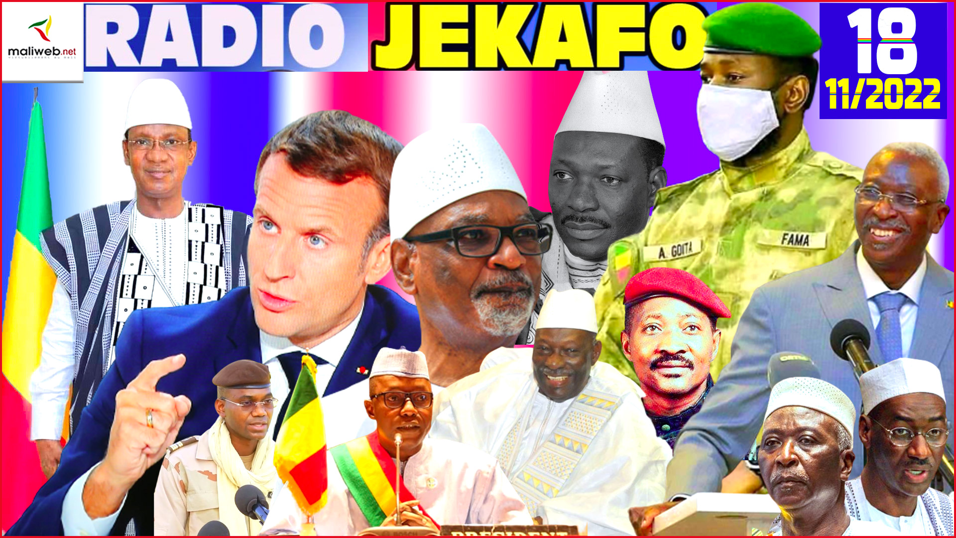 La Revue de Presse de la RADIO JEKAFO du 18 NOVEMBRE 2022