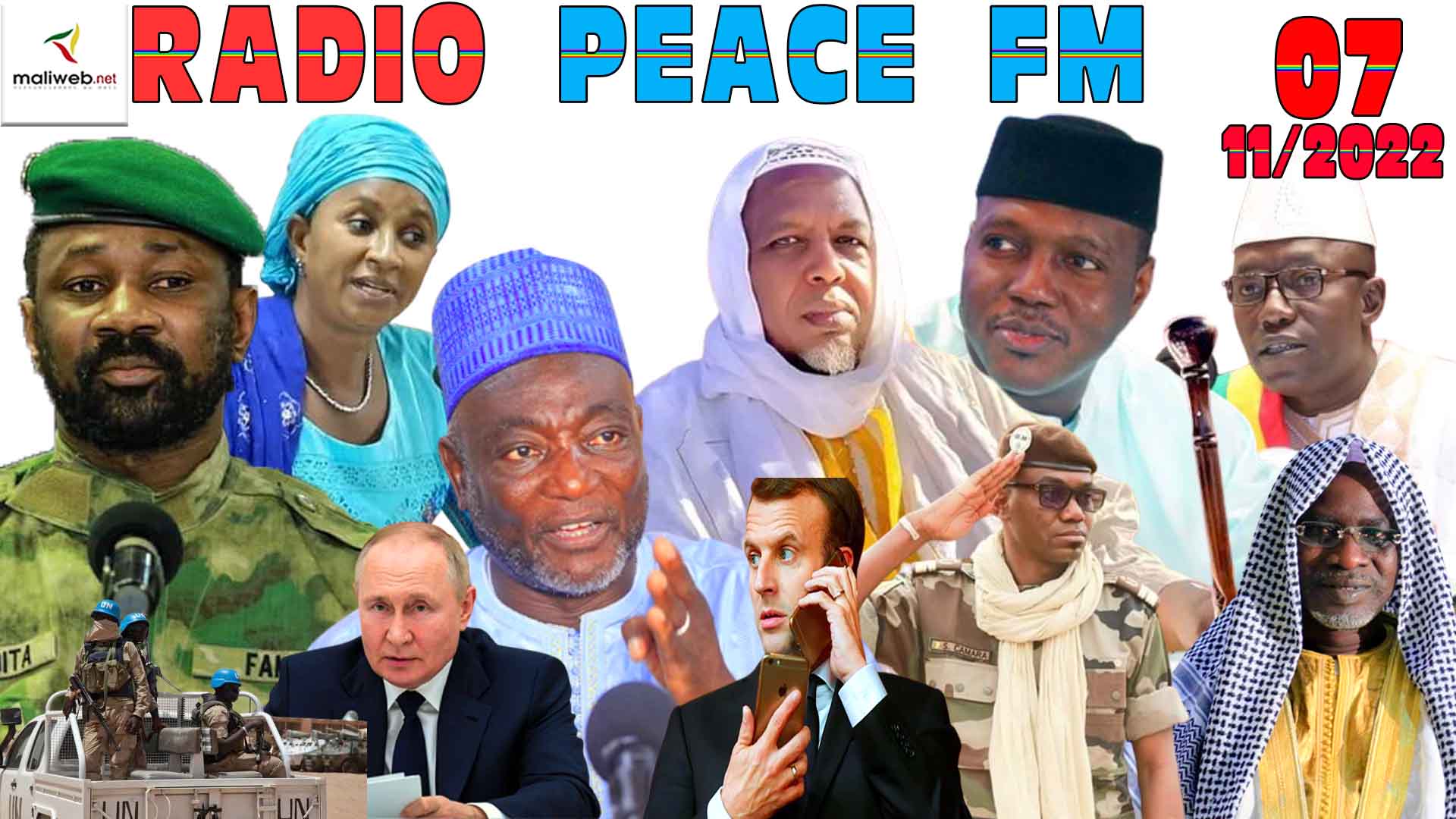 La Revue de Presse de la Radio PEACE FM du 07 NOVEMBRE 2022