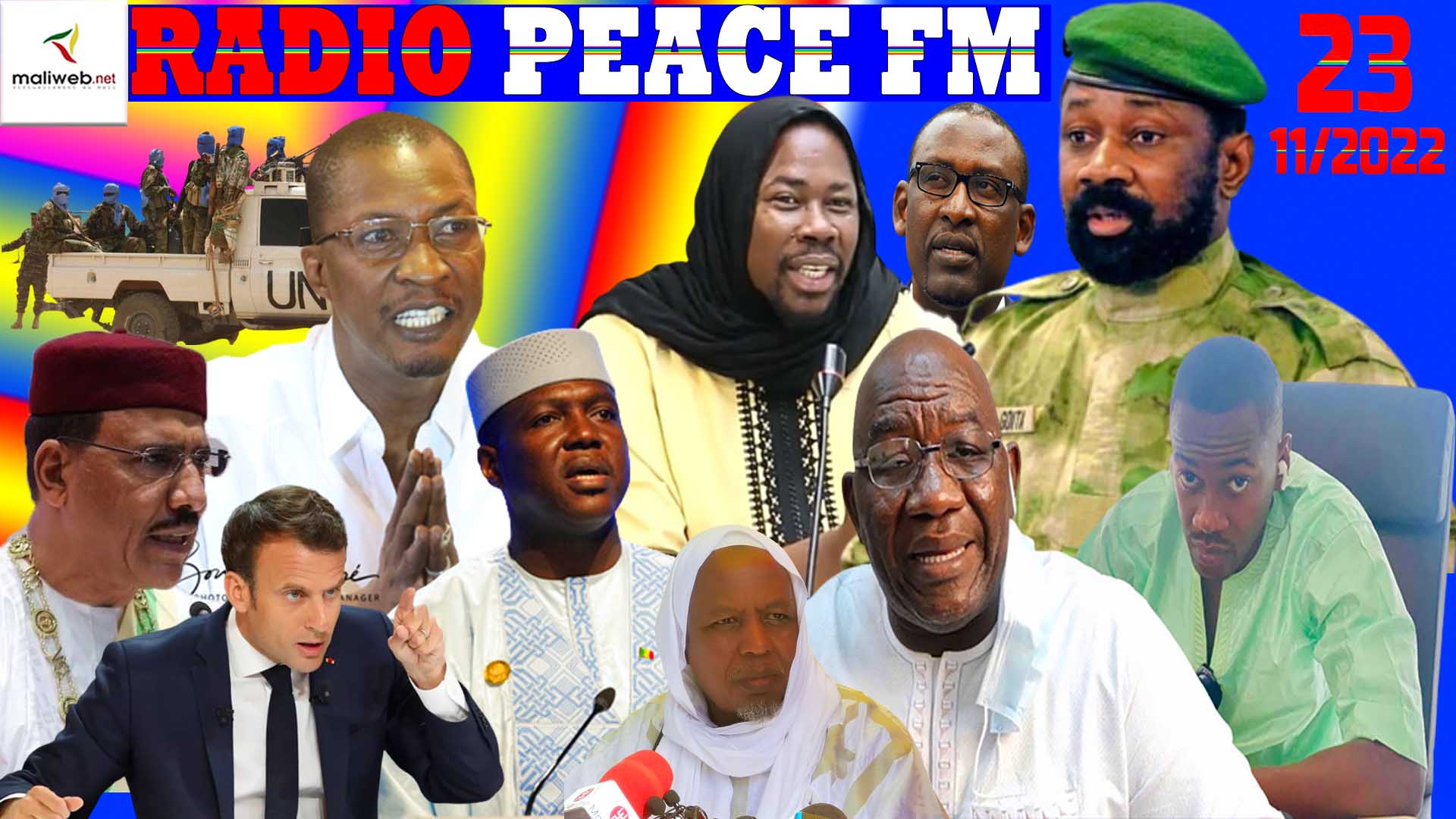 La Revue de Presse de la RADIO PEACE FM du 23 NOVEMBRE 2022