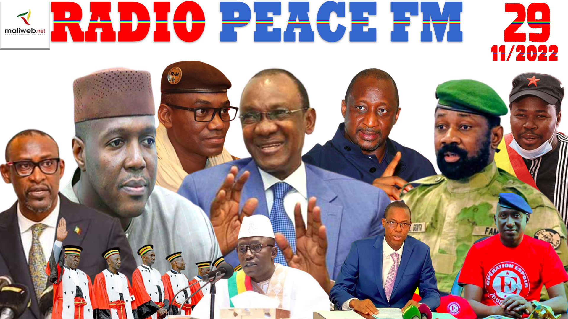 La Revue de Presse de la RADIO PEACE FM du 29 NOVEMBRE 2022