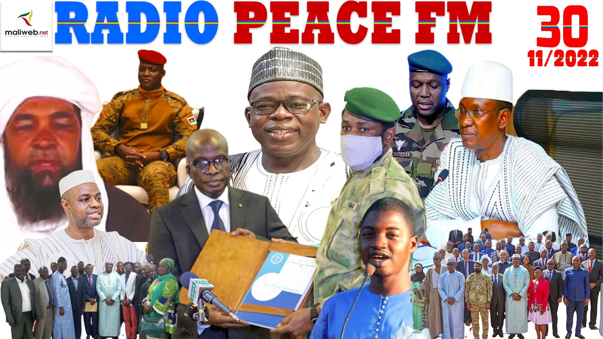 La Revue de Presse de la RADIO PEACE FM du 30 NOVEMBRE 2022