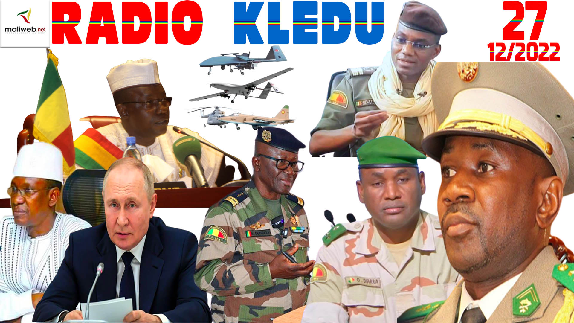 La Revue de Presse de la RADIO KLEDU du 27 DÉCEMBRE 20221