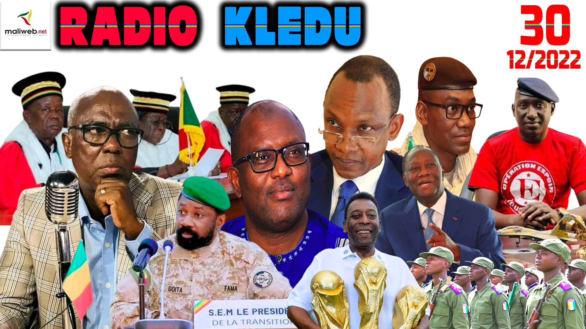 La Revue de Presse de la RADIO KLEDU du 30 DÉCEMBRE 2022