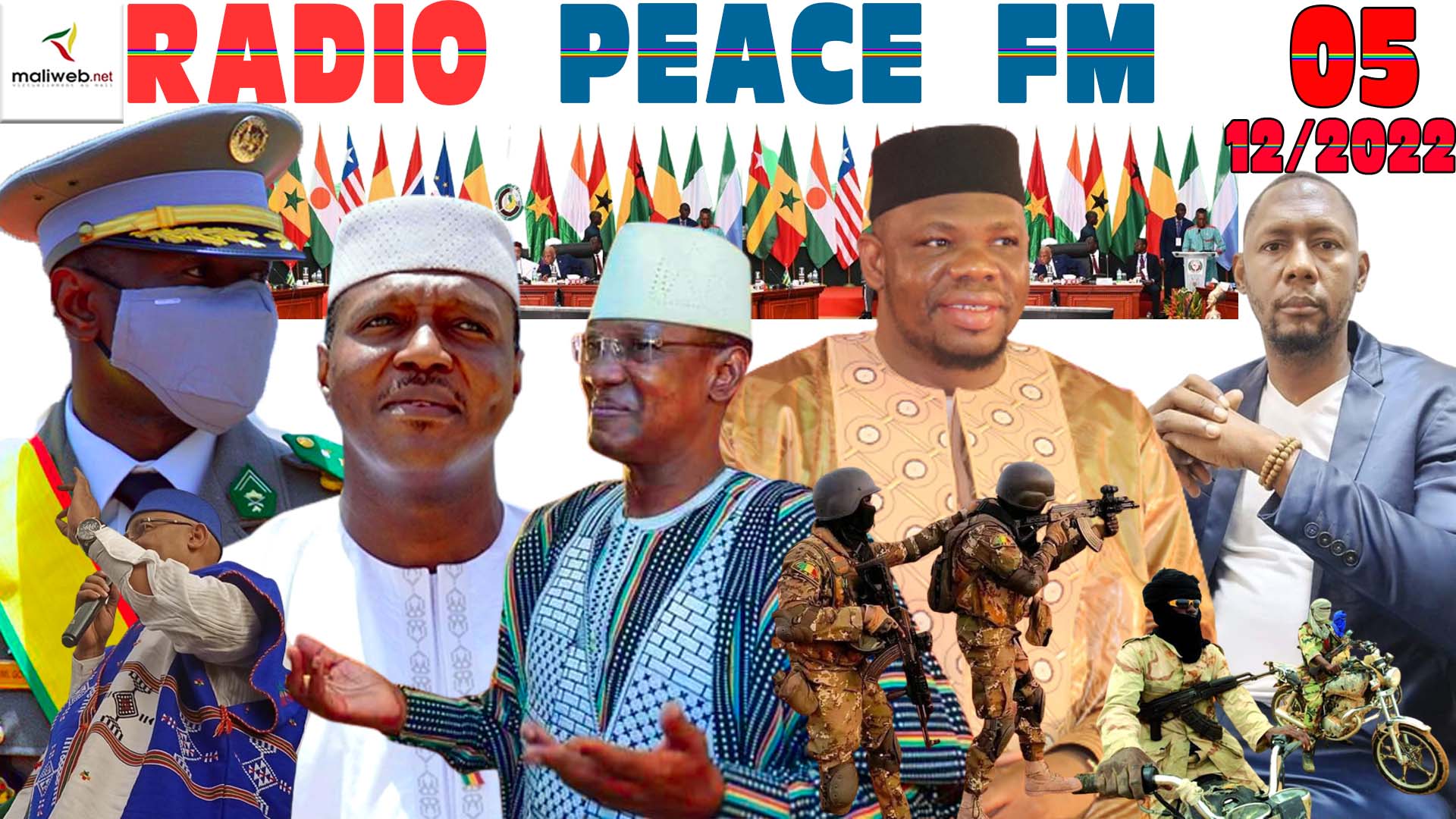 La Revue de Presse de la RADIO PEACE FM du 05 DÉCEMBRE 2022