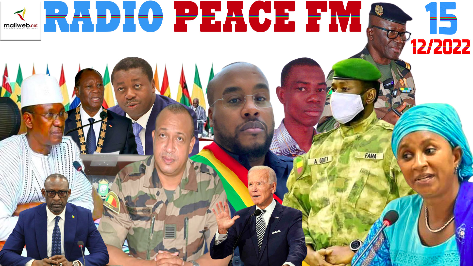 La Revue de Presse de la RADIO PEACE FM du 15 DÉCEMBRE 2022