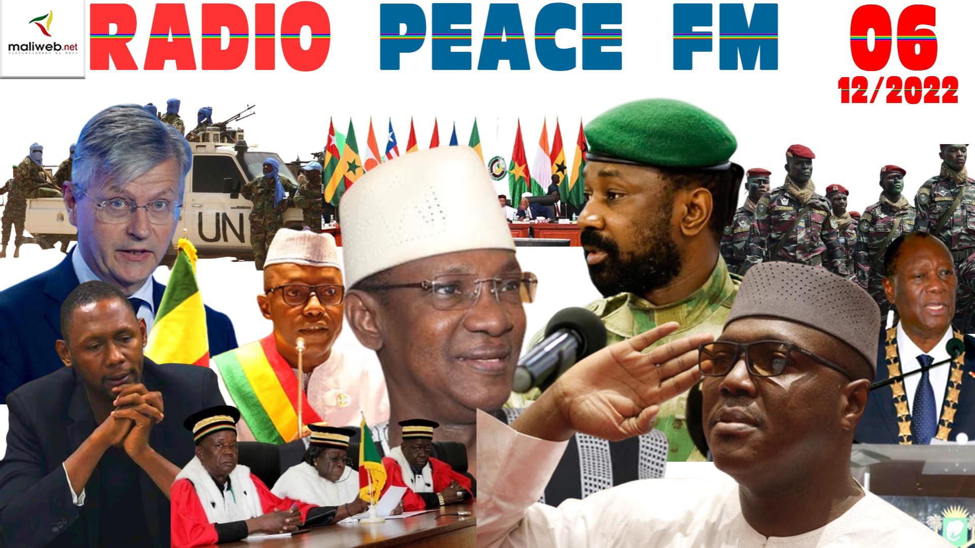 La Revue de Presse de la RADIO PEACE FM du 06 DÉCEMBRE 2022