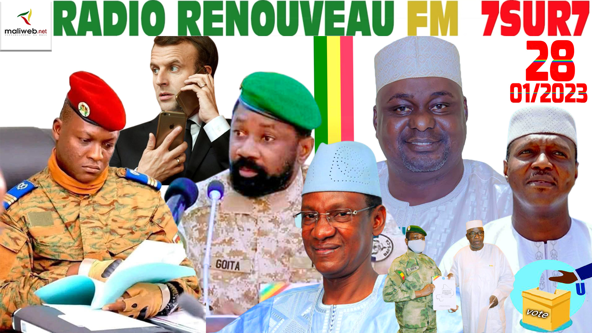 Emission 7SUR7 de la RADIO RENOUVEAU FM du 28 janvier 2023