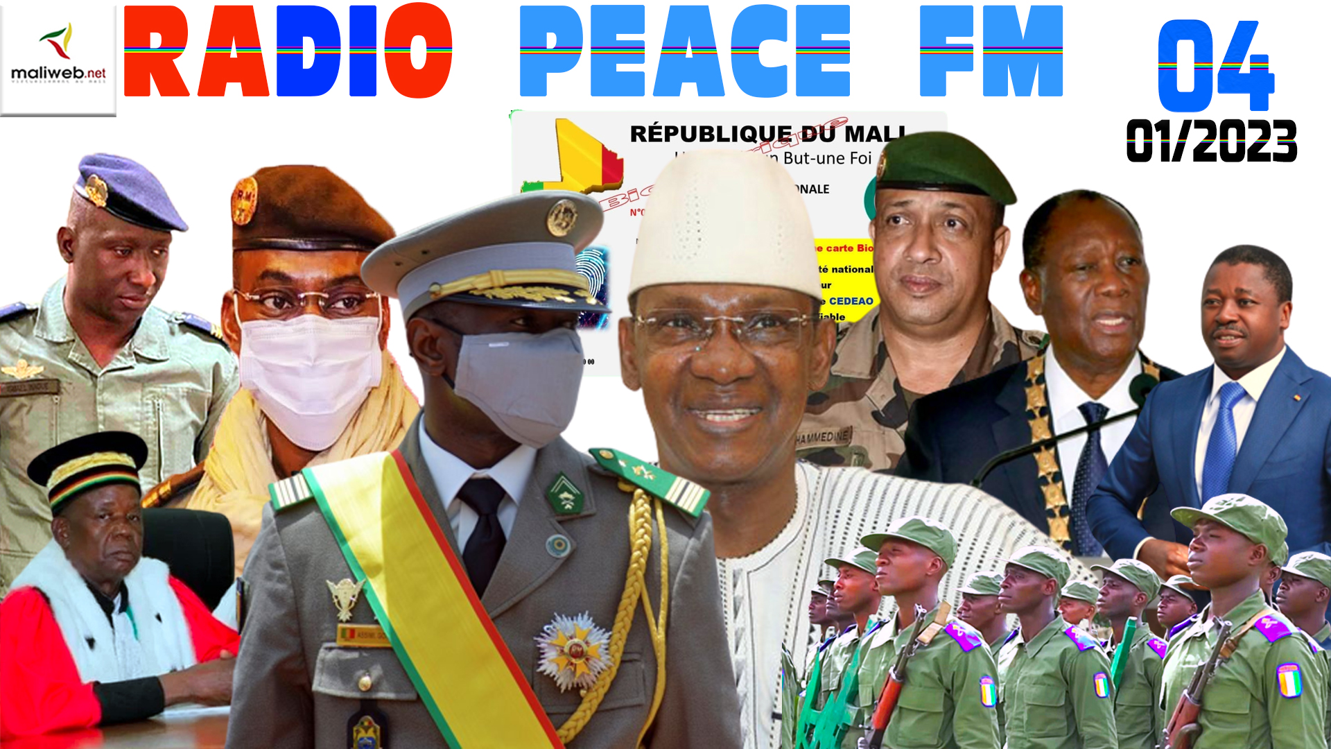 La Revue de Presse de la RADIO PEACE FM du 04 JANVIER 2023