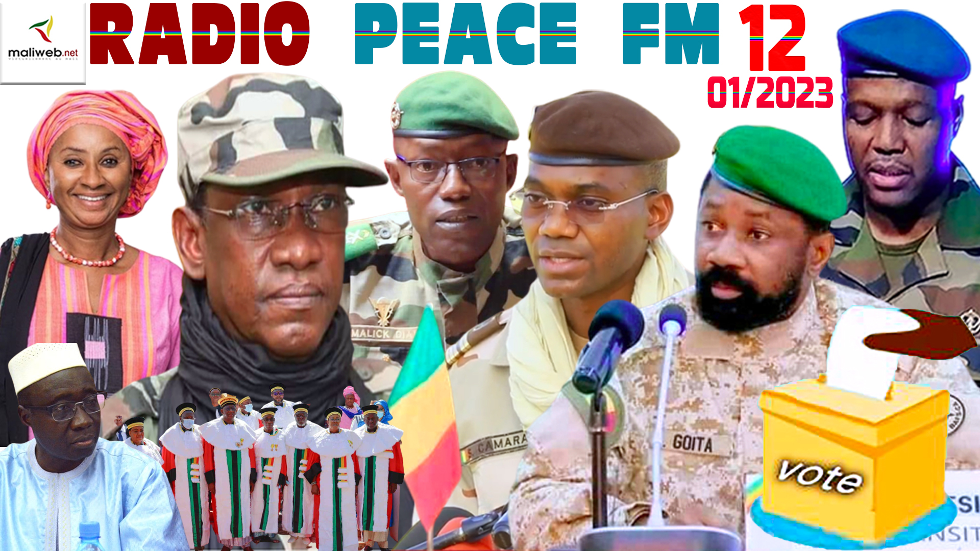 La Revue de Presse de la RADIO PEACE FM du 12 JANVIER 2023