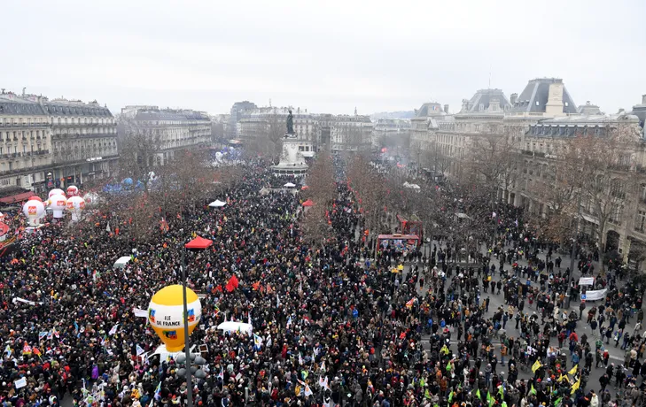 Retraites: plus d'un million de Français dans la rue contre la réforme