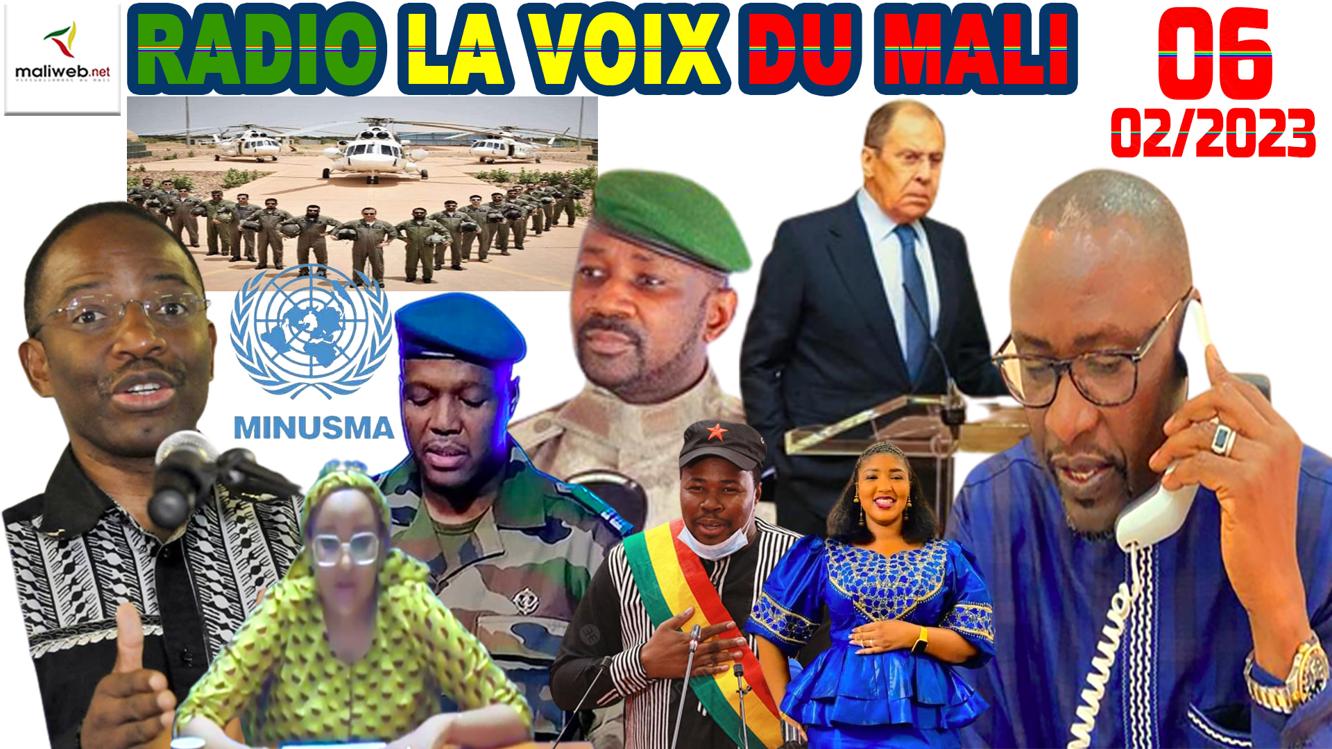 La Revue de Presse de la RADIO LA VOIX DU MALI du 06 FÉVRIER 2023