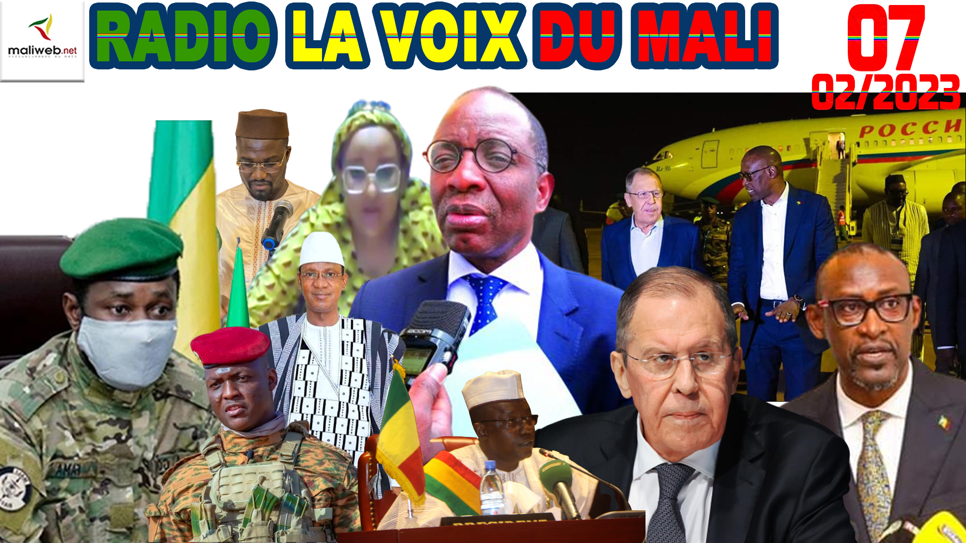 La Revue de Presse de la RADIO LA VOIX DU MALI du 07 FEVRIER 2023