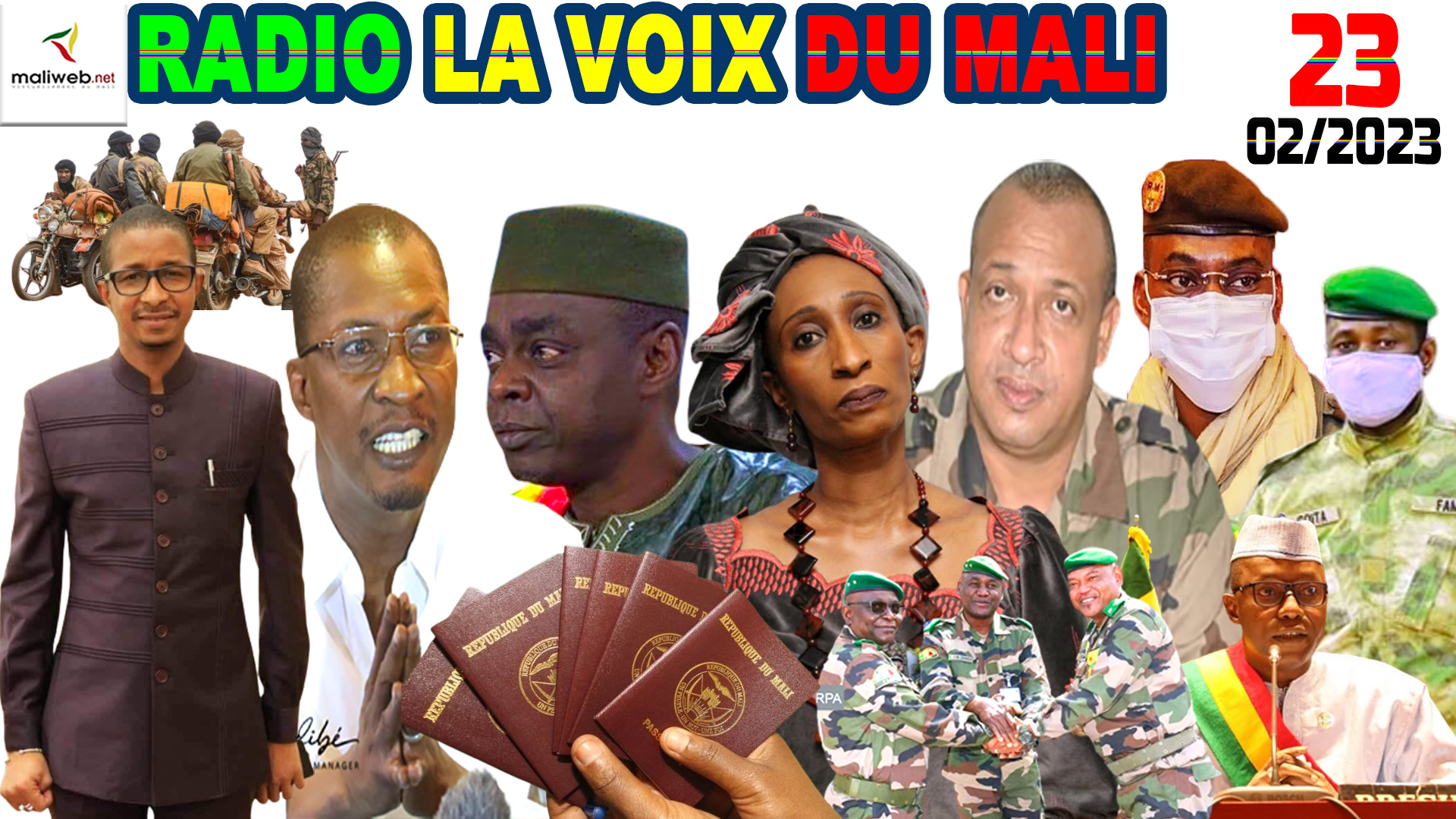 La Revue de Presse de la RADIO LA VOIX DU MALI du 23 FÉVRIER 2023