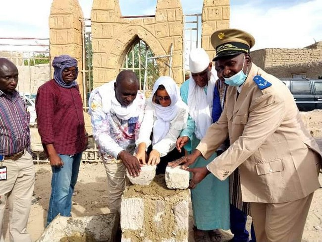 Justice Internationale :  Le Fonds au Profit des Victimes de la CPI et l’UNESCO ont procédé au lancement des travaux de reconstruction du mausolée Cheikh Al Arawani