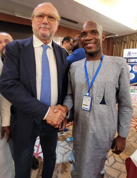 Gianni Merlo, président de l'AIPS au congrès de l'AIPS-AFRIQUE à Dakar "Ensemble nous continuerons à nous battre pour notre indépendance et pour la vérité"