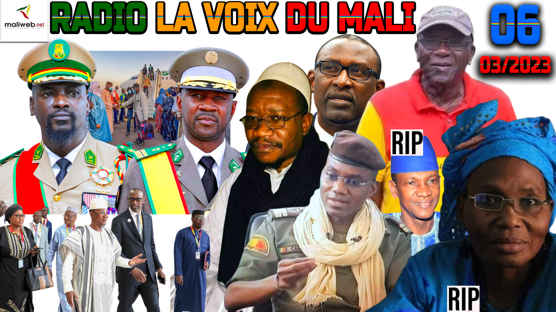 La Revue de Presse de la RADIO LA VOIX DU MALI du 06 MARS 2023