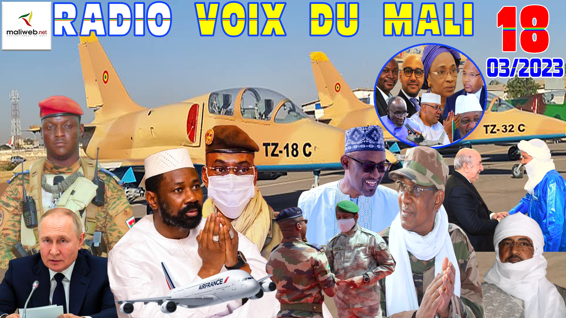 La Revue de Presse de la RADIO LA VOIX DU MALI du 18 MARS 2023