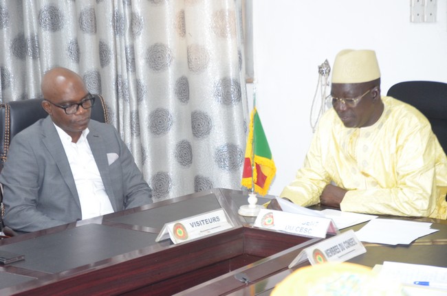 Accréditation de la CNDH du Mali au statut ‘A ‘ : M.Aguibou BOUARE reçu par le Président du CESC