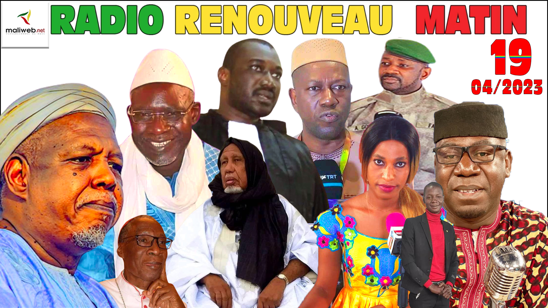 La Revue de Presse de la RADIO LA VOIX DU MALI du 19 AVRIL 2023