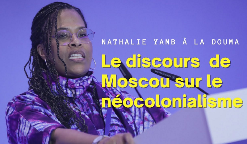 Nathalie Yamb à Moscou : Discours sur le néocolonialisme