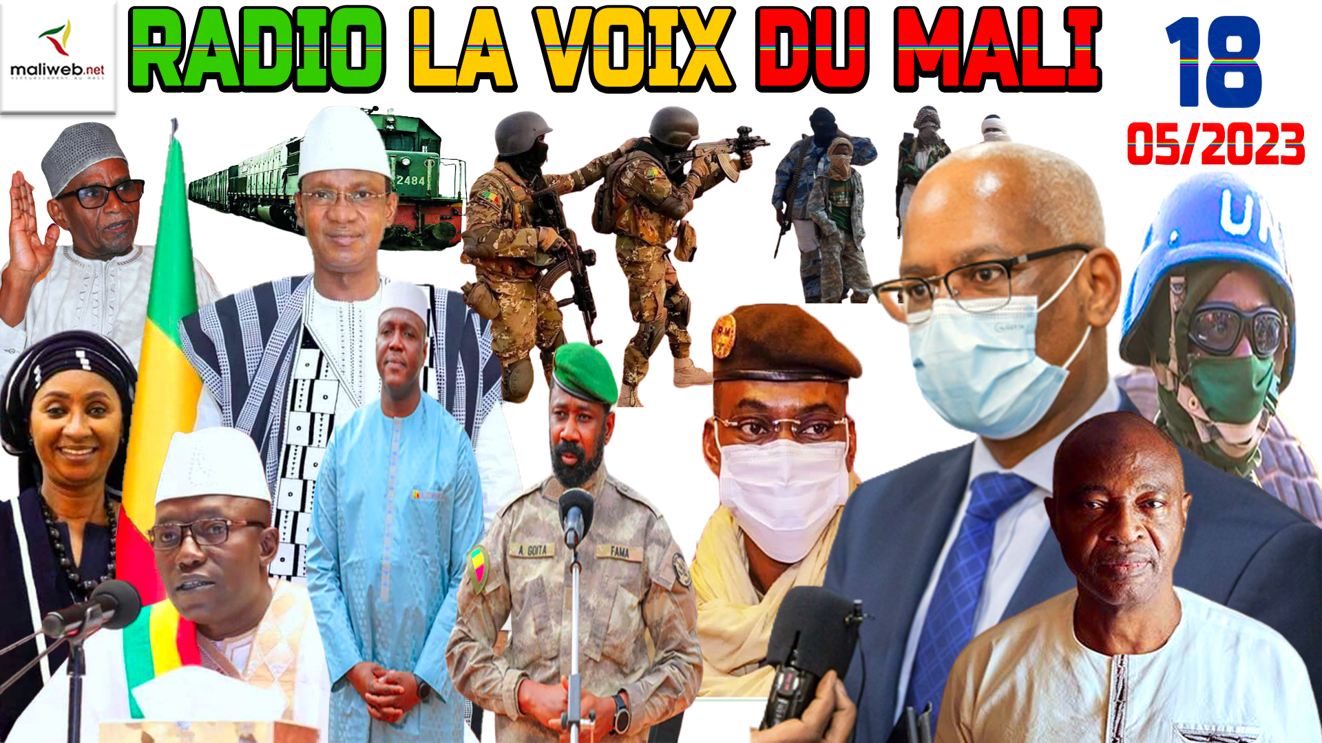 La Revue de Presse de la RADIO LA VOIX DU MALI du 18 MAI 2023