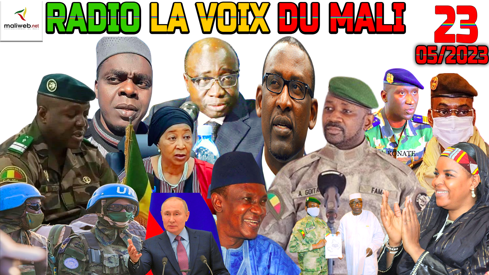 La Revue de Presse de la RADIO LA VOIX DU MALI du 23 MAI 2023