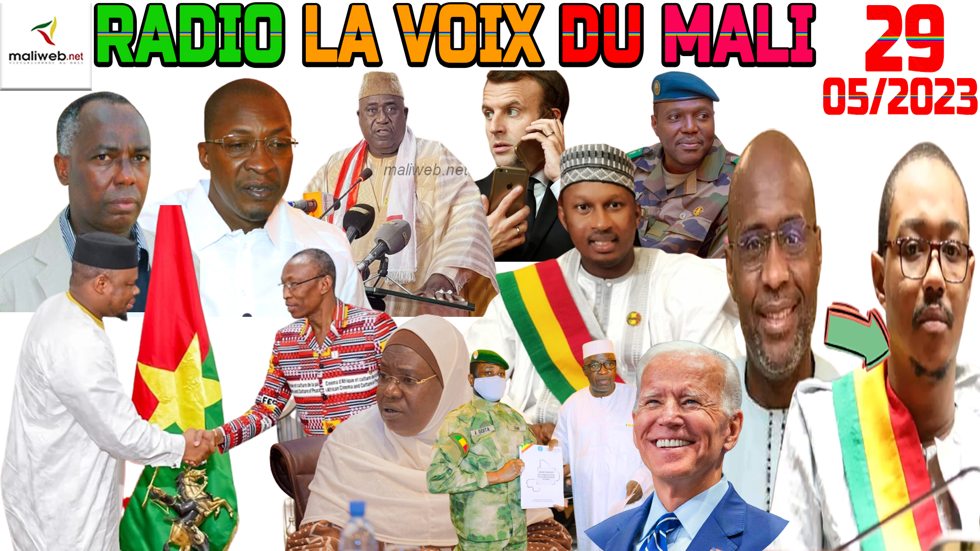 La Revue de Presse de la RADIO LA VOIX DU MALI du 29 MAI 2023