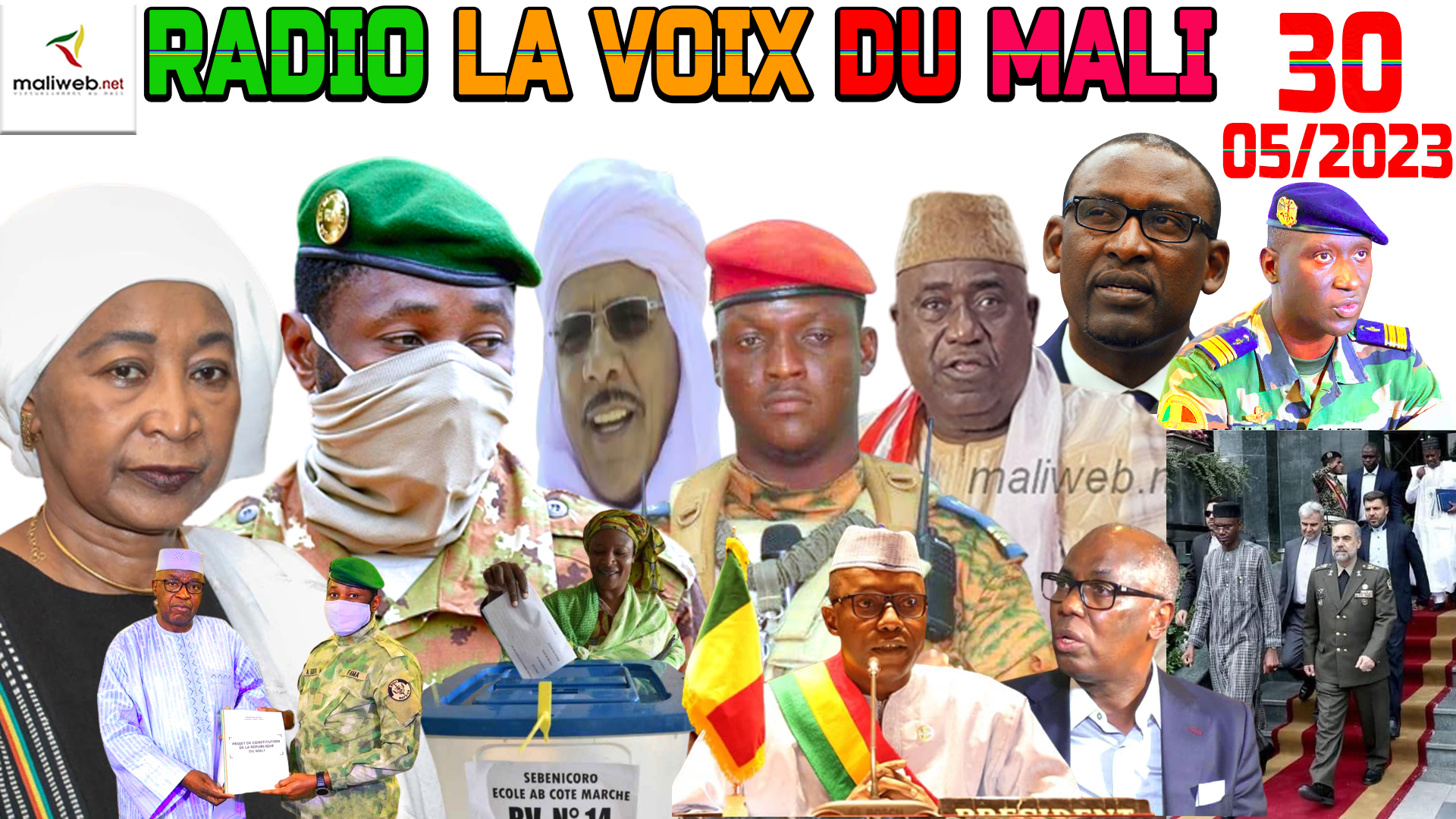 La Revue de Presse de la RADIO LA VOIX DU MALI du 30 MAI 2023