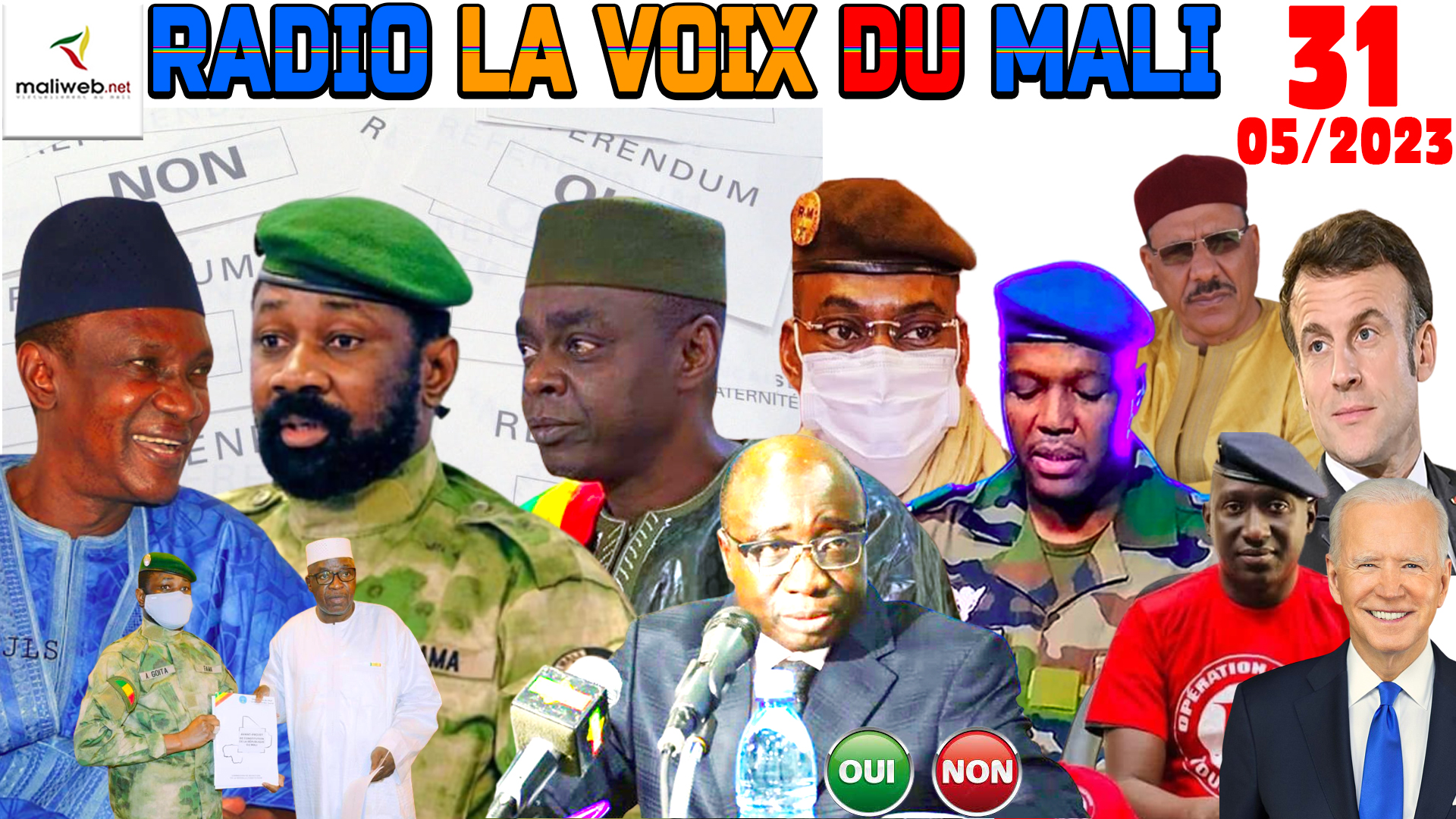 La Revue de Presse de la RADIO LA VOIX DU MALI du 31 MAI 2023