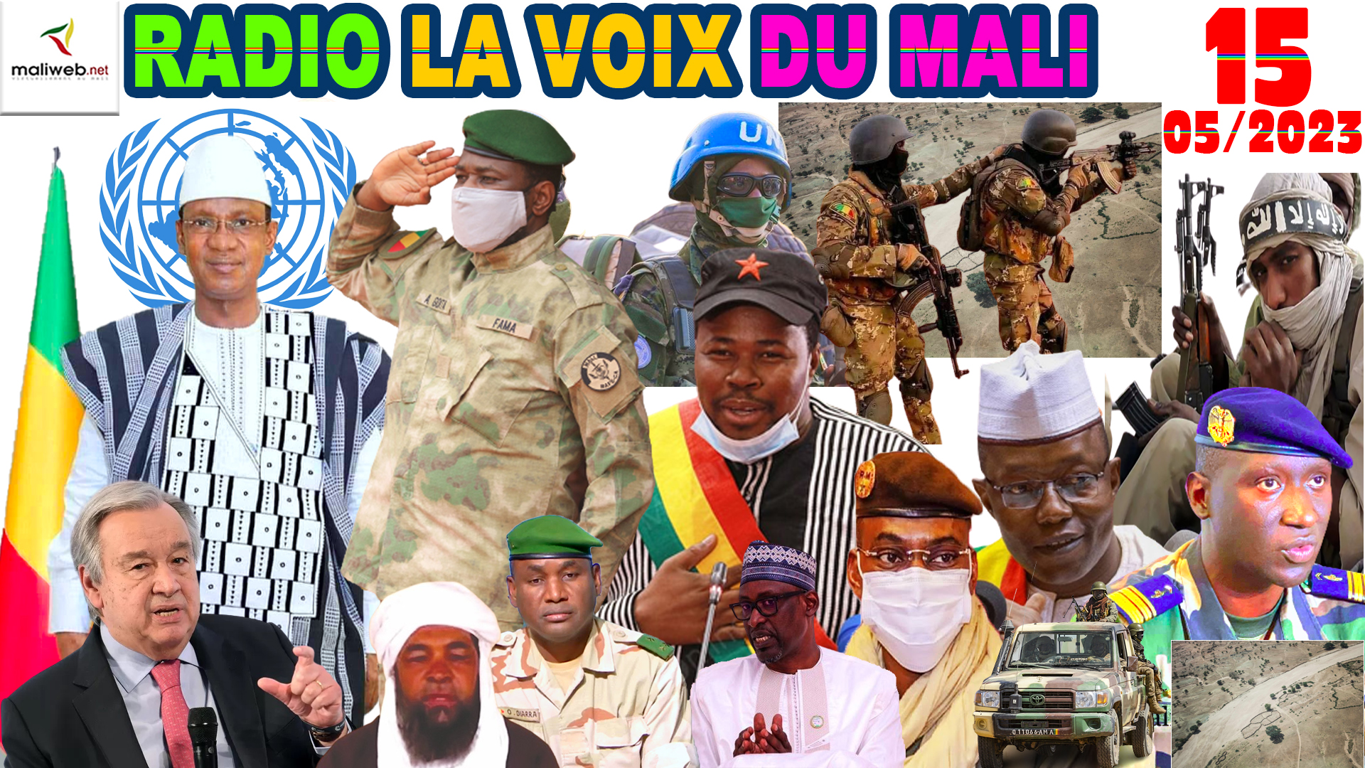 La Revue de Presse de la RADIO LA VOIX DU MALI du 15 MAI 2023