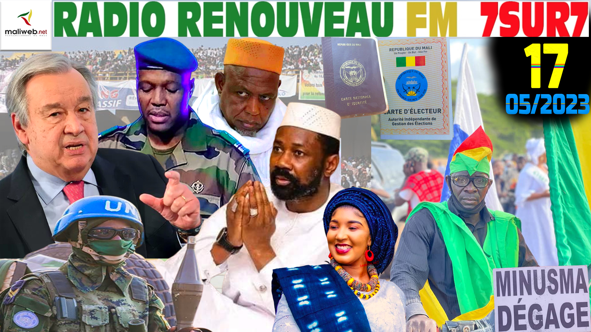 Emission 7SUR7 de la RADIO RENOUVEAU FM du 17 JUIN 2023